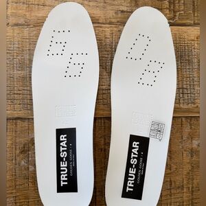 Golden Goose White Leather Insoles size 42 NEW